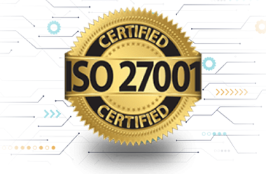 We are ISO 27001:2013 Certified